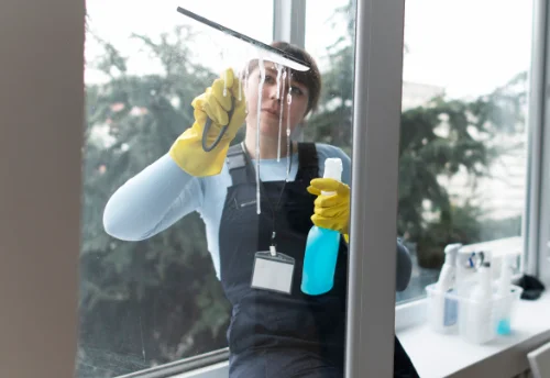 Nettoyage de vitres intérieures et extérieures à Brugairolles